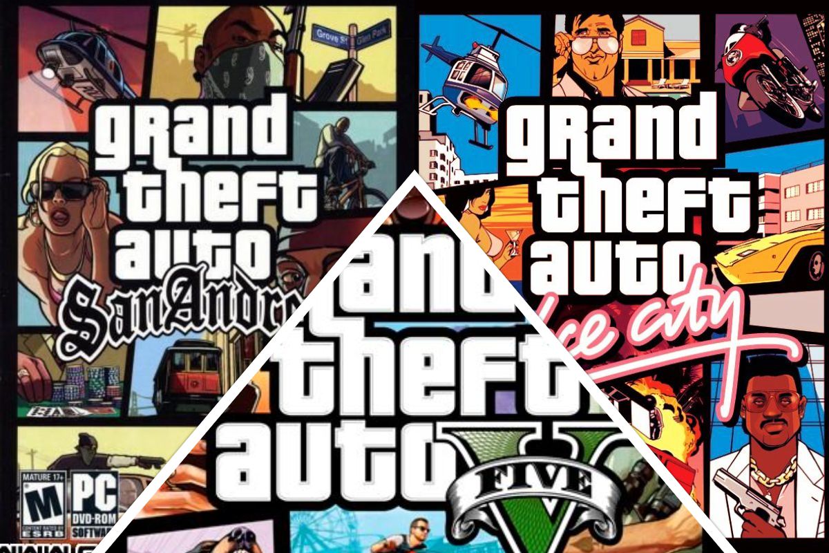 Capas do jogo GTA