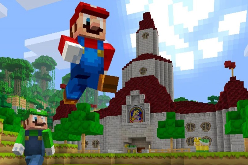 Jogar Minecraft Super Mario Jogo Minecraft Super Mario grátis